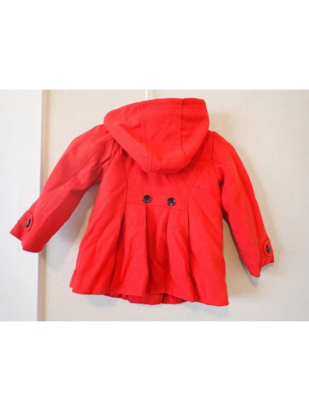 Old Navy girls red hooded coat